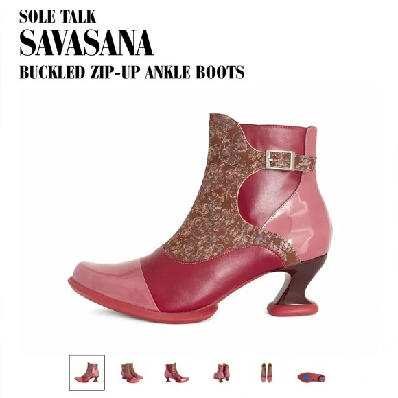 NEW FLUEVOG Savasana Ankle Boots 8.5 - Picture 1 of 10
